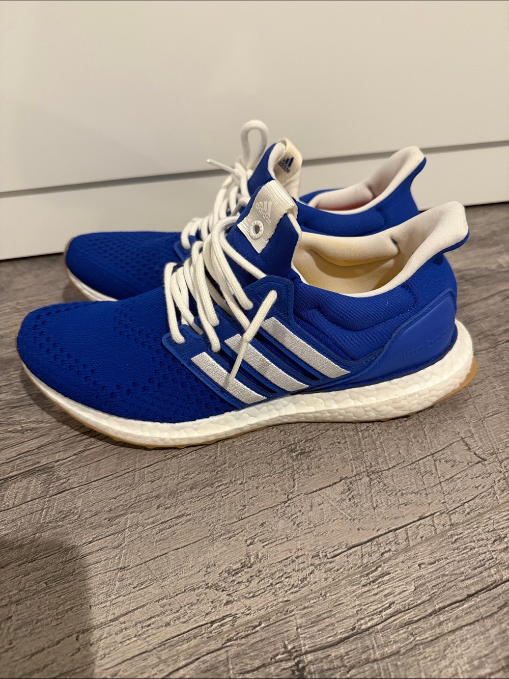 adidas (engineered garments) Royal Blue and White Men's Athletic Sneakers